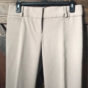 Loft khaki flat slacks